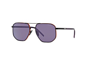 Prada Men's Fashion 57mm Black and Orange Sunglasses | PR-59YS-11B05Q