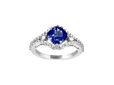 14K White Gold Tanzanite and Diamond Ring, 1.43ctw