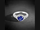 14K White Gold Tanzanite and Diamond Ring, 1.43ctw