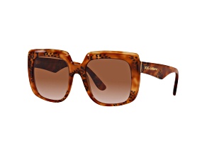 Dolce & Gabbana Women's Fashion 54mm Havana Leo Sunglasses|DG4414-338013-54