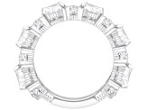 Judith Ripka 9.00ctw Bella Luce® Diamond Simulant Rhodium Over Sterling Silver Statement Band Ring
