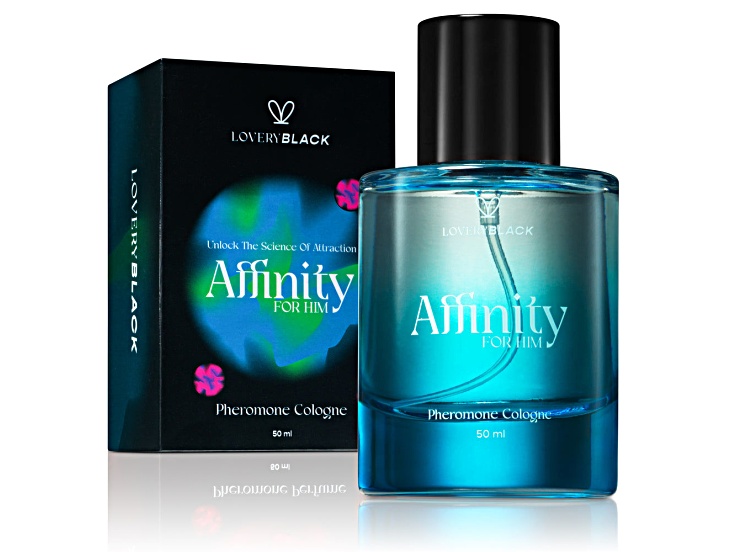 Lovery Black Affinity For Him Pheromone Cologne Spray - 1.69 oz