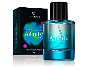 Lovery Black Affinity For Him Pheromone Cologne Spray - 1.69 oz (50 ml) Cologne for Men