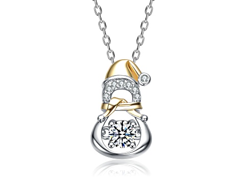 ファッション人気ブランドランキング Plated Rhodium Two-Tone Zirconia, Cubic Clear & Gold 14K アクセサリー