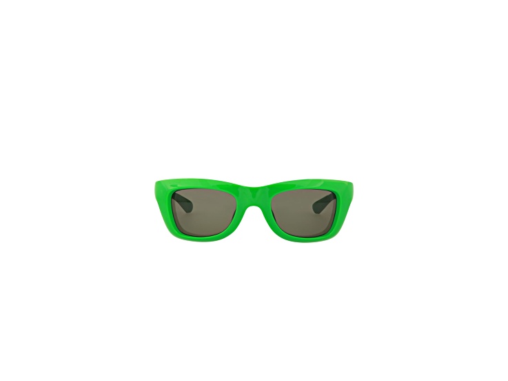 サングラス BOTTEGA VENETA SQUARE INJECTED SUNGLASSES Bottega Veneta Square Full-Frame Green Injection Sunglasses