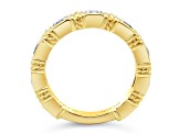 Judith Ripka and Bella Luce® 14K Gold Clad Band Ring 0.80ctw