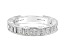 Judith Ripka Bella Luce® Rhodium Over Sterling Silver Band Ring 0.80ctw
