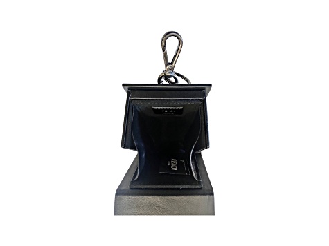 Fendi Roma Mini Box Black Leather Key Ring Charm - 1CHBRA | JTV