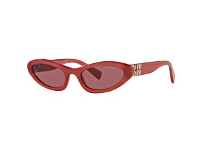 Miu Miu Women's Fashion 54mm Cognac Opal Sunglasses|MU-09YS-10M08S-54