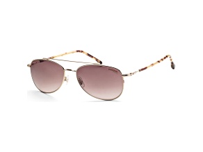 Carrera Unisex Fashion 58mm Rose Gold Sunglasses | CA224S-0J5G-HA