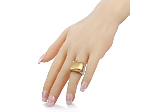 Calvin Klein "Placid" Gold Tone Stainless Steel Ring