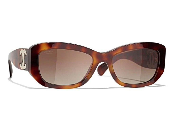 Chanel Havana Brown Frame 