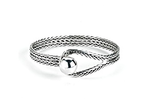 Silver Treasures by Samuel B. Sterling Silver Buckle Bracelet