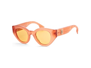 Burberry Women's Meadow 47mm Orange Sunglasses|BE4390F-4068-7-47