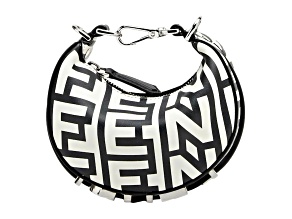 Fendi x Marc Jacobs Fendigraphy Black and White Hobo Nano Bag