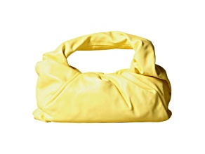 Bottega Veneta The Shoulder Pouch Sherbert Yellow Nappa Shoulder Bag