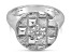 Judith Ripka Cubic Zirconia Rhodium Over Sterling Silver Ring 0.44ctw