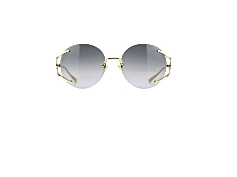 Gucci Gold 57 mm Gradient Women's Sunglasses GG0645S-001 57