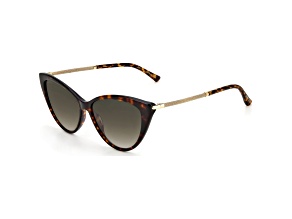 Jimmy Choo Women's Val 57mm Havana Sunglasses|VALS-0086-HA