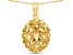 Yellow Citrine 18K Yellow Gold Over Sterling Silver Cluster Necklace