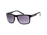 Guess Men's 55 mm Matte Black Sunglasses