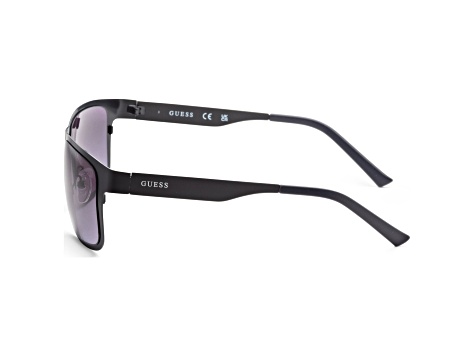 Guess Men's 55 mm Matte Black Sunglasses