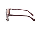 Calvin Klein Men's Fashion 58mm Crystal Oxblood Sunglasses | CK19568S-601