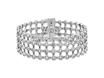 Picture of 18K White Gold Diamond 4 Row 7.25-inch Bracelet 8.26ctw
