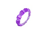 Acrylic Bamboo Ring in Purple