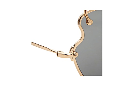 Miu Miu Gold Frame / Gray Lenses Sunglasses - 1CZ13A | JTV display picture 3