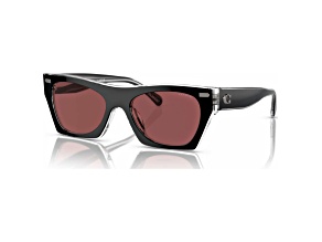 Coach Women's 52mm Black / Clear Sunglasses