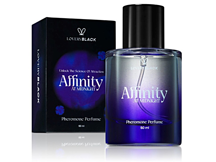 Lovery Black Affinity At Midnight Pheromone Perfume Spray - 1.69