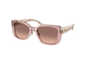 Coach Women's 54mm Transparent Rose Sunglasses