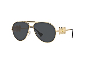 Versace Unisex Fashion 65mm Gold Sunglasses | VE2249-100287-65
