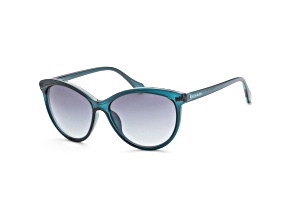 Calvin Klein Women's Fashion 58mm Crystal Blue Sunglasses | CK19534S-430