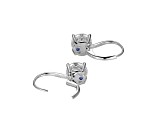 White Cubic Zirconia Platineve Earrings 5.94ctw