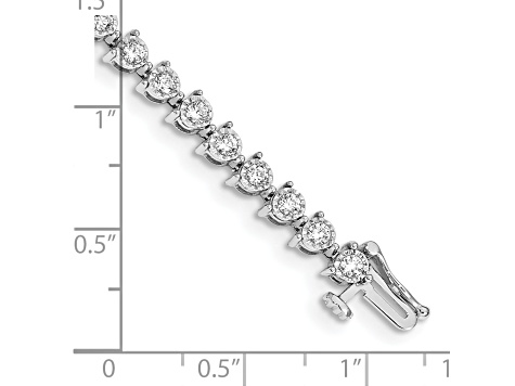 14K White Gold Lab Grown Diamond VS/SI GH, Bracelet