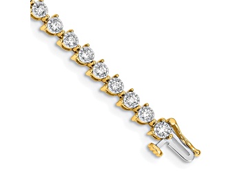Picture of 14K Yellow and White Gold Lab Grown Diamond VS/SI GH, Bracelet