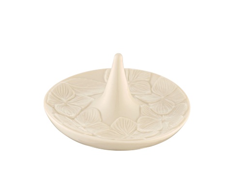 Belleek Porcelain Hydrangea Ring Holder
