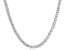 Judith Ripka Rhodium Over Sterling Silver Verona 18" Basket Weave Necklace