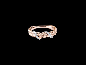 Star Wars™ Fine Jewelry Galactic Royalty White Diamond Accent 10k Rose Gold Ring