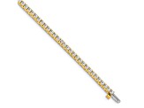 14K Yellow Gold Lab Grown Diamond VS/SI GH, Tennis Bracelet