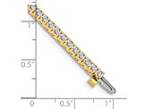 14K Yellow Gold Lab Grown Diamond VS/SI GH, Tennis Bracelet