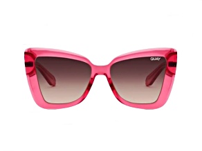 Quay Chain Reaction Pink Frame / Brown Lenses Sunglasses