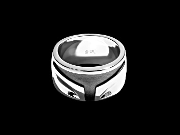 Picture of Star Wars™ Fine Jewelry The Mandalorian™ Rhodium Over Sterling Silver Mens Ring