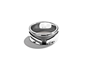 Star Wars™ Fine Jewelry The Mandalorian™ Rhodium Over Sterling Silver Womens Ring