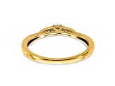 14K Yellow Gold First Promise Diamond Promise/Engagement Ring 0.12ctw