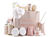 Lovery Birthday Gift Basket - 20 pc Luxury Birthday Spa Gift Box