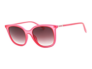 Picture of Guess Pink Frame / Gradient Brown Lenses Sunglasses