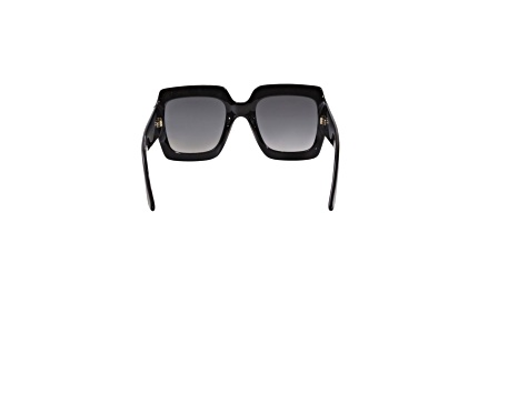 Gucci Oversize Black Square Grey Gradient 54mm Women display picture 2
